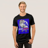 Mamasaurus  Tri-Blend shirt (Voorkant volledig)