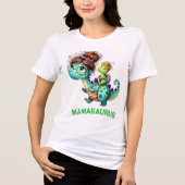 Mamasaurus  Tri-Blend shirt (Voorkant)