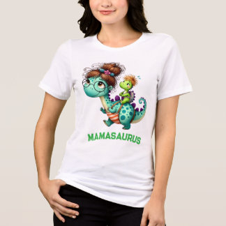 Mamasaurus  Tri-Blend shirt