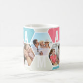 Mamaw 5 Foto Editable 5 Letter Honeycomb Koffiemok (Center)