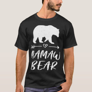 Mamaw Beer Matching Family Mama Beer Camping Gift T-shirt