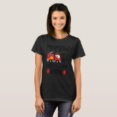 Mamaw Birthday Boy Fire Truck Toddler Firefighter T-shirt (Voorkant volledig)