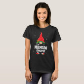 Mamaw Gnome bijpassende gezinsgroep Kerstfeest  T-shirt (Voorkant volledig)