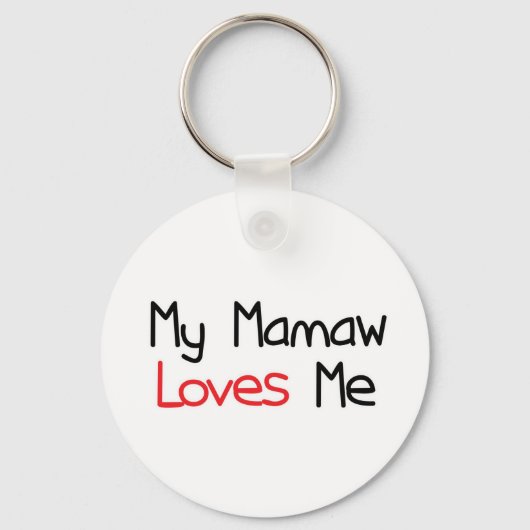 Mamaw houdt van me sleutelhanger (Voorkant)