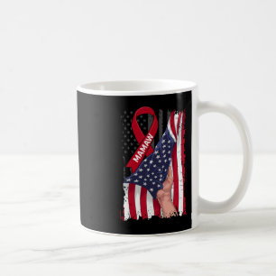 Mamaw Multipel Myeloom Awareness Lint Amerikaanse Koffiemok