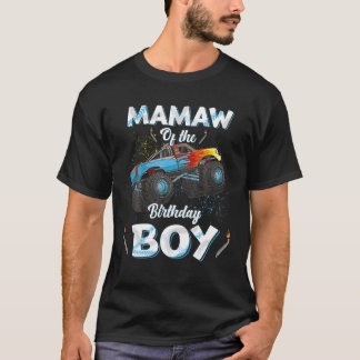 Mamaw of the Birthday Boy Monster Truck Bday Women T-shirt
