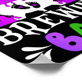 Mamaw Of The Brewing Baby Grandma To Be Halloween  Poster (Hoek)