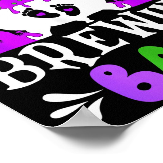 Mamaw Of The Brewing Baby Grandma To Be Halloween  Poster (Hoek)