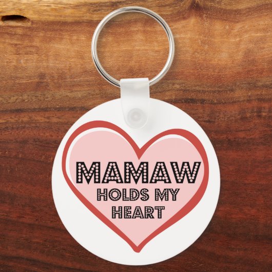 Mamaw Sleutelhanger: Button stijl Sleutelhanger (Voorkant)