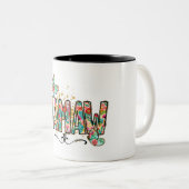 Mamaw Tweekleurige Koffiemok (Voorkant rechts)