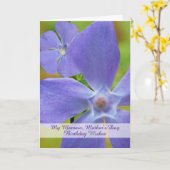 Mamaw Verjaardag op Moederdag Vinca Bloom Kaart (Gele Bloem)