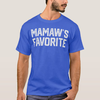 MamawS Favorite Funny Grandparent Grandchild Vinta T-shirt