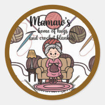 Mamaw's huis sticker