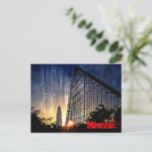 Mamba Rollerkuster World's of Fun Kansas City Briefkaart (Staand voorkant)