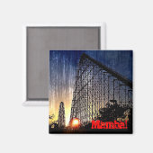 Mamba Rollerkuster World's of Fun Kansas City Magneet (Voorkant / Achterkant)