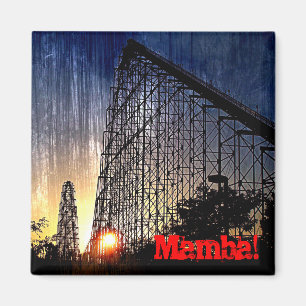 Mamba Rollerkuster World's of Fun Kansas City Magneet