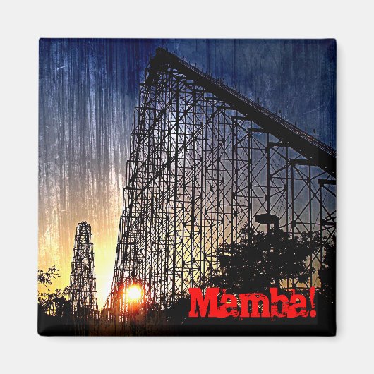 Mamba Rollerkuster World's of Fun Kansas City Magneet (Voorkant)