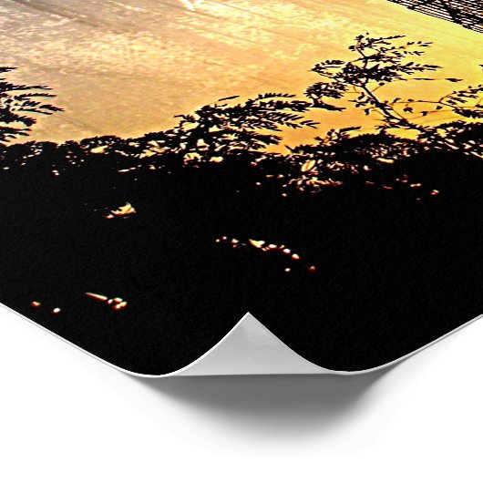 Mamba Rollerkuster World's of Fun Kansas City Poster (Hoek)