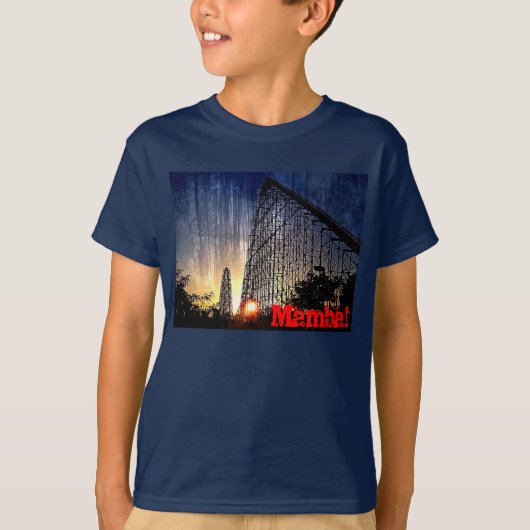 Mamba Rollerkuster World's of Fun Kansas City T-shirt (Voorkant)