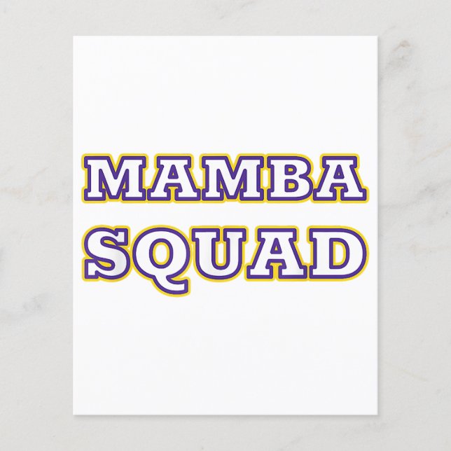 Mamba Squad grappige kleding voor slang liefhebber (Voorkant)