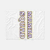 Mamba Squad grappige kleding voor slang liefhebber Fleece Deken (Voorkant (Horizontaal))