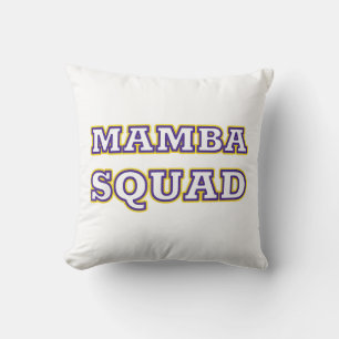 Mamba Squad grappige kleding voor slang liefhebber Kussen