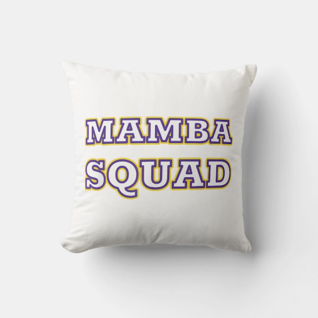Mamba Squad grappige kleding voor slang liefhebber Kussen (Voorkant)