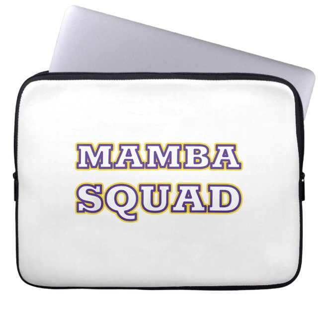 Mamba Squad grappige kleding voor slang liefhebber Laptop Sleeve (Voorkant)