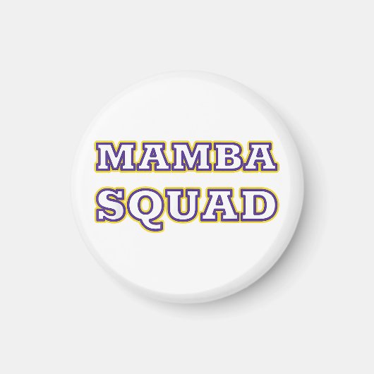 Mamba Squad grappige kleding voor slang liefhebber Magneet (Voorkant)
