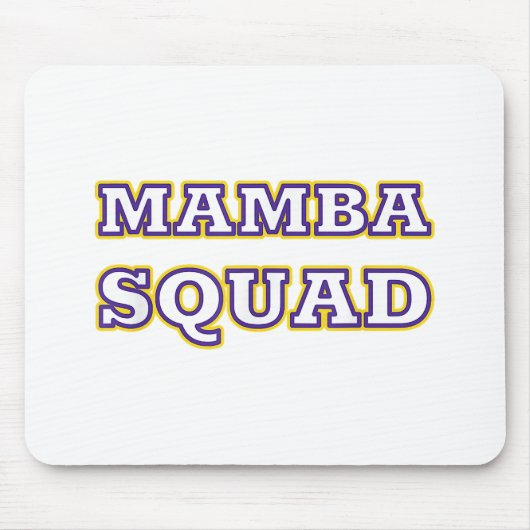 Mamba Squad grappige kleding voor slang liefhebber Muismat (Voorkant)