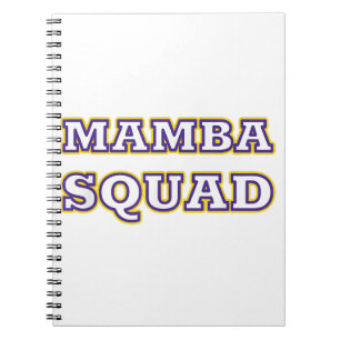 Mamba Squad grappige kleding voor slang liefhebber Notitieboek