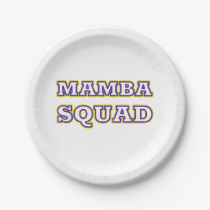 Mamba Squad grappige kleding voor slang liefhebber Papieren Bordje