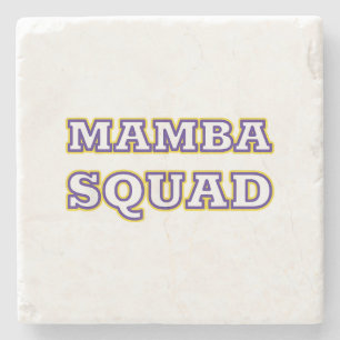 Mamba Squad grappige kleding voor slang liefhebber Stenen Onderzetter
