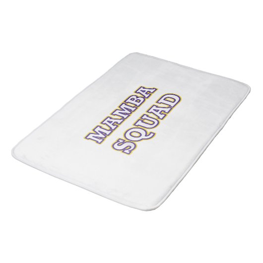 Mamba Squad grappige Kleding voor Snake Lover Badmat (Gekanteld)