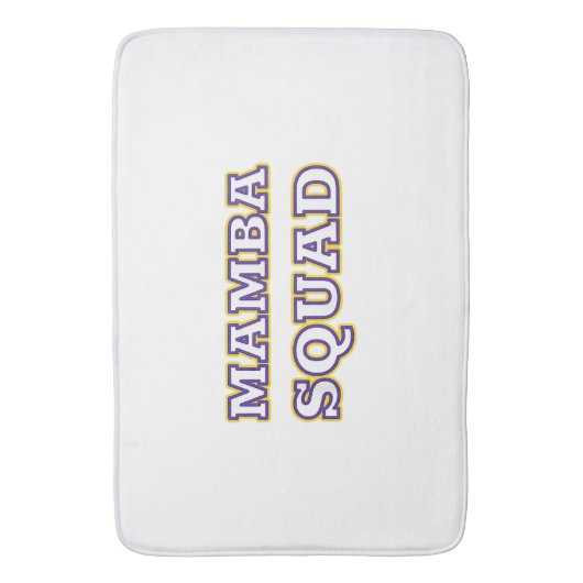 Mamba Squad grappige Kleding voor Snake Lover Badmat (Voorkant Verticaal)