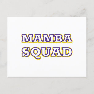 Mamba Squad grappige Kleding voor Snake Lover Briefkaart