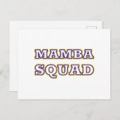 Mamba Squad grappige Kleding voor Snake Lover Briefkaart (Voorkant / Achterkant)