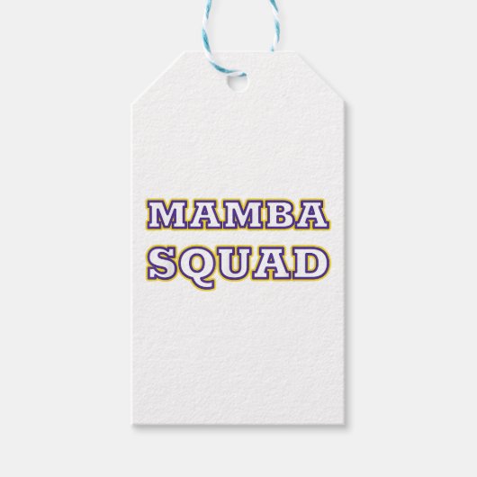 Mamba Squad grappige Kleding voor Snake Lover Cadeaulabel (Voorkant)