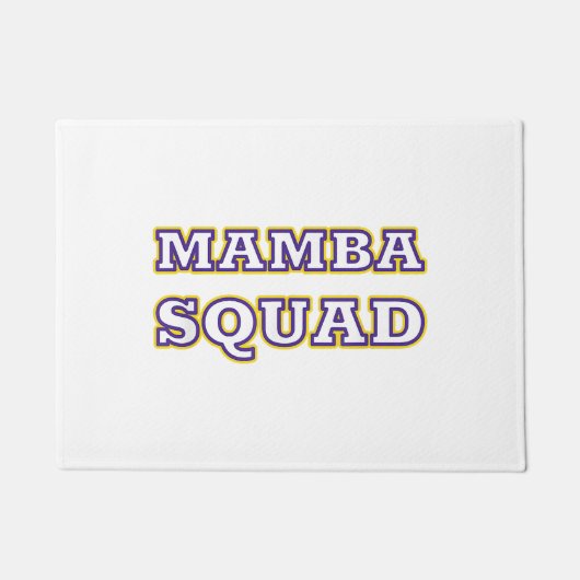 Mamba Squad grappige Kleding voor Snake Lover Deurmat (Voorkant)