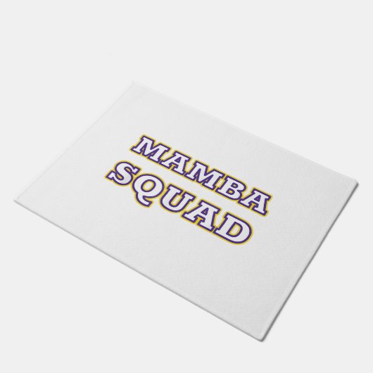 Mamba Squad grappige Kleding voor Snake Lover Deurmat (Schuin)