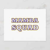 Mamba Squad grappige Kleding voor Snake Lover Feestdagenkaart (Voorkant)