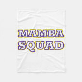 Mamba Squad grappige Kleding voor Snake Lover Fleece Deken (Voorkant)