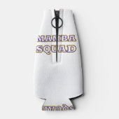 Mamba Squad grappige Kleding voor Snake Lover Flesjeskoeler (Achterkant)