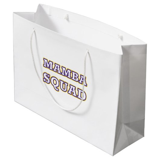 Mamba Squad grappige Kleding voor Snake Lover Groot Cadeauzakje (Achterkant Gekanteld)