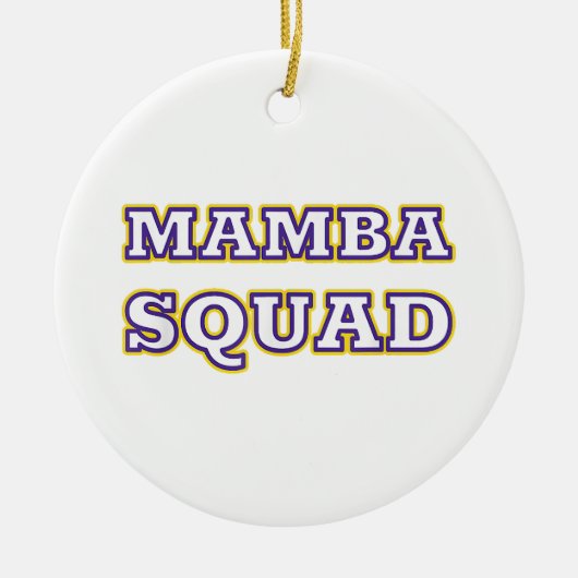 Mamba Squad grappige Kleding voor Snake Lover Keramisch Ornament (Voorkant)