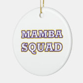 Mamba Squad grappige Kleding voor Snake Lover Keramisch Ornament (Links)