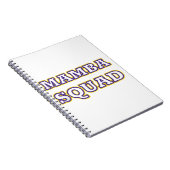 Mamba Squad grappige Kleding voor Snake Lover Notitieboek (Rechterzijde)