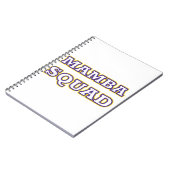 Mamba Squad grappige Kleding voor Snake Lover Notitieboek (Linkerzijde)