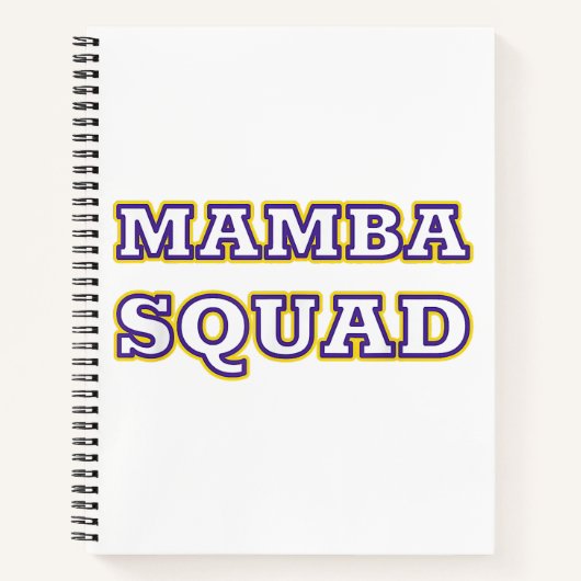 Mamba Squad grappige Kleding voor Snake Lover Notitieboek (Voorkant)