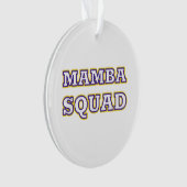 Mamba Squad grappige Kleding voor Snake Lover Ornament (voorkant)